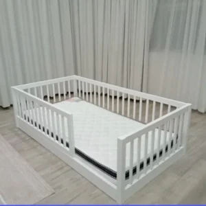Bed with Safety Rails