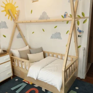 Home Montessori Teepee Floor Bed
