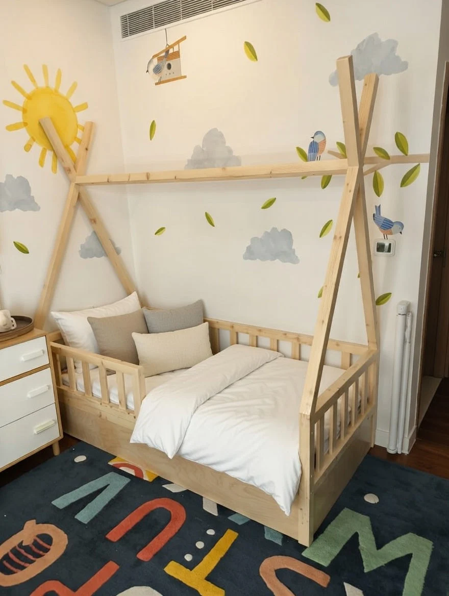 Montessori Teepee Floor Bed Montessori Teepee Floor Bed