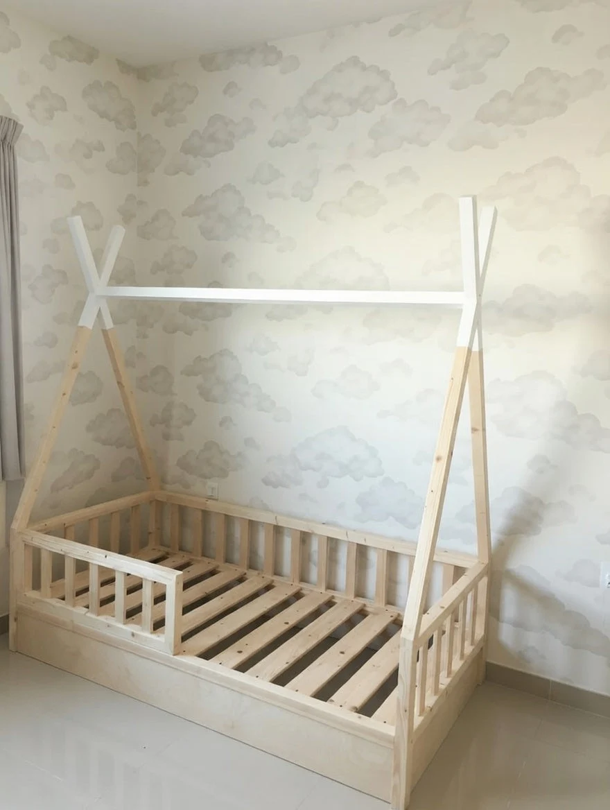 Montessori Teepee Floor Bed Montessori Teepee Floor Bed