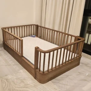 Toddler Bed with Rails